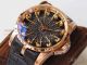Perfect Replica ZZ Factory Roger Dubuis Knights Of The Round Table Black Jade Dial Rose Gold Case 45mm Watch (3)_th.jpg